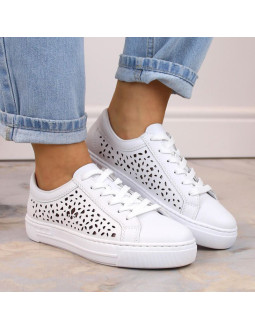 Skórzane komfortowe buty rieker w rkr641 2