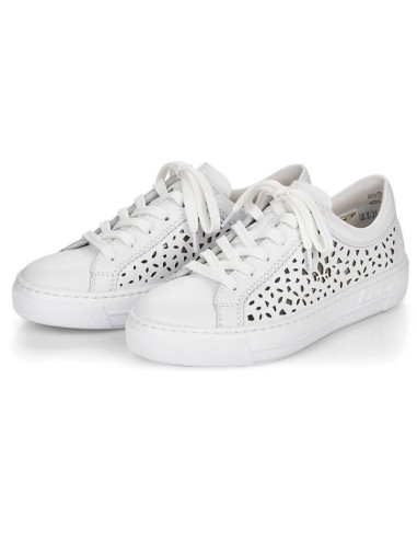 Skórzane komfortowe buty rieker w rkr641