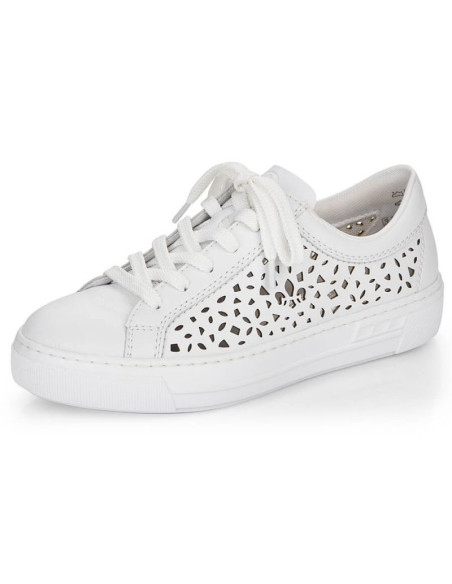 Skórzane komfortowe buty rieker w rkr641