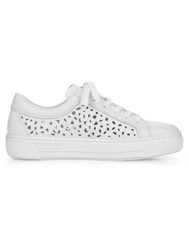 Skórzane komfortowe buty rieker w rkr641