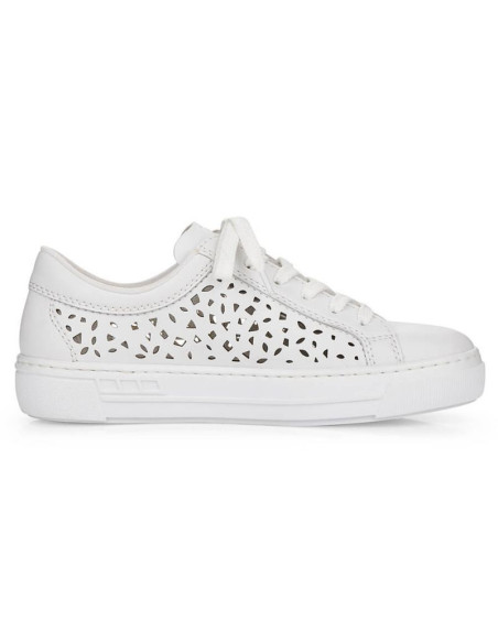 Skórzane komfortowe buty rieker w rkr641