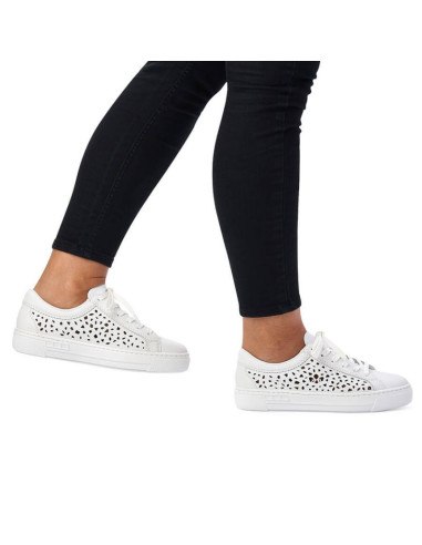 Skórzane komfortowe buty rieker w rkr641