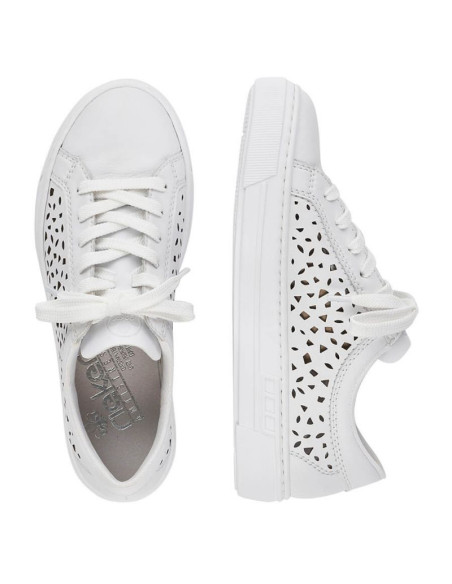 Skórzane komfortowe buty rieker w rkr641