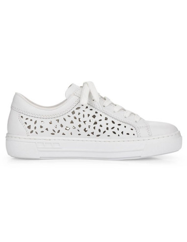 Skórzane komfortowe buty rieker w rkr641