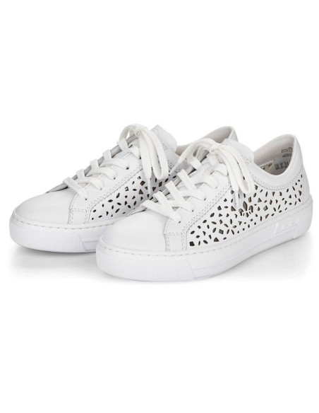 Skórzane komfortowe buty rieker w rkr641