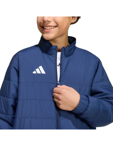 Kurtka dla dzieci adidas entrada 26 light granatowa jz9125