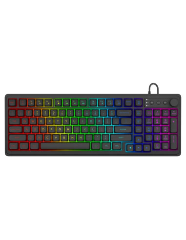 Savio klawiatura membranowa rgb galaxis