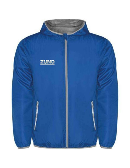 Zuno - kurtka przeciwdeszczowa wiatrówka niebieska