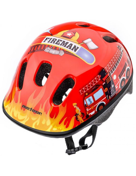 Kask rowerowy meteor ks06 firetracker rozm. xs 44-48 cm jr 24836