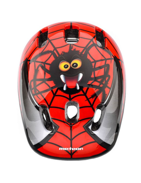 Kask rowerowy meteor ks06 spider roz s 48-52cm jr 24827