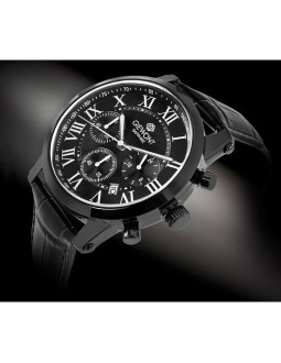 Zegarek męski giewont chronograph sapphire czarny gw6260-a3 2