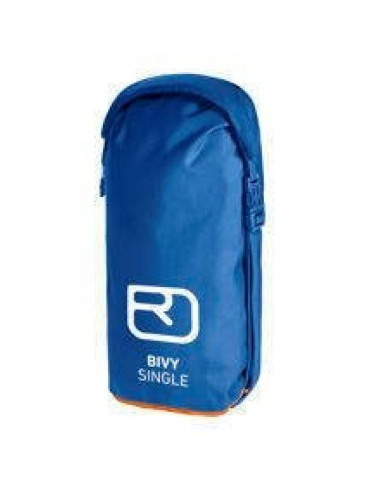 Ortovox bivy single dorosły śpiwór prostokątny poliuretan niebieski, pomarańczowy