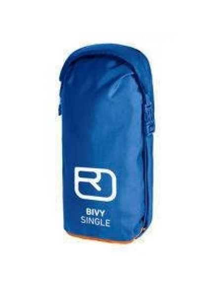 Ortovox bivy single dorosły śpiwór prostokątny poliuretan niebieski, pomarańczowy