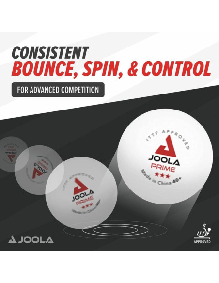 Piłeczki do tenisa stołowego joola prime 6szt biała