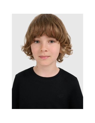 T-shirt regular gładki chłopięcy 4f 4fjrmm00ttshm3254-20s