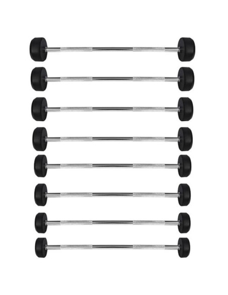 Sztanga/gryf stały gumowany hms 10 kg gsg-10