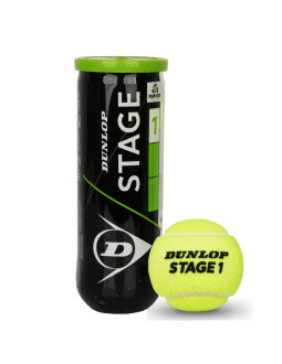 Piłki tenisowe dunlop stage 1 green 3 2