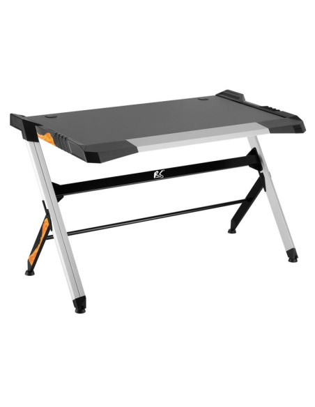 Biurko gamingowe czarne duże rgb led  nanors rs150 50kg max, wysokość 780mm