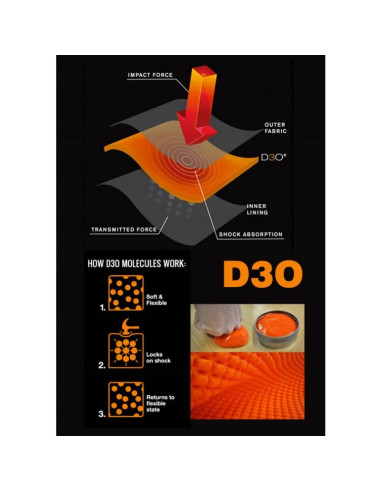 Cairn ochraniacz pleców pro impakt jr. d3o 175 8/10