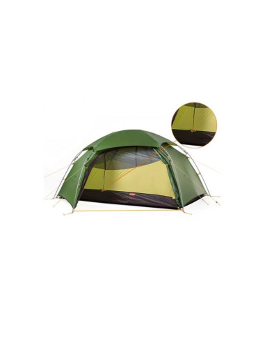 Namiot naturehike nh17k240-y cloud peak 2 20d t-zip - zielony/żółty