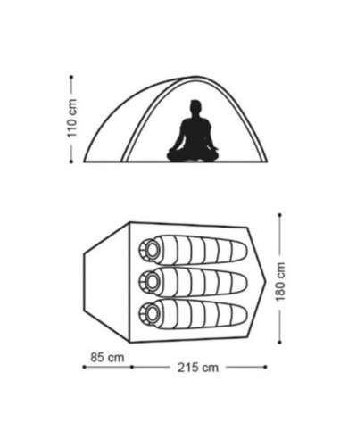 Naturehike namiot cloud up 3 20d updated nh18t030-t-forest green