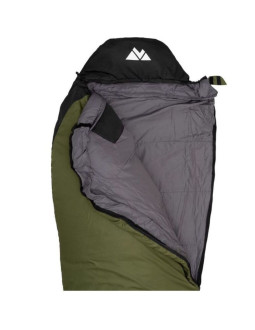 Śpiwór turystyczny volven superlight ii - oliwkowy lewy 2