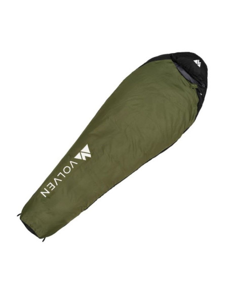 Śpiwór turystyczny volven superlight ii - oliwkowy lewy