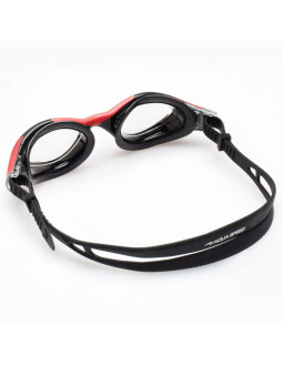 Okulary pływackie aqua speed aquilo czarno-czerwone 62649-31 2