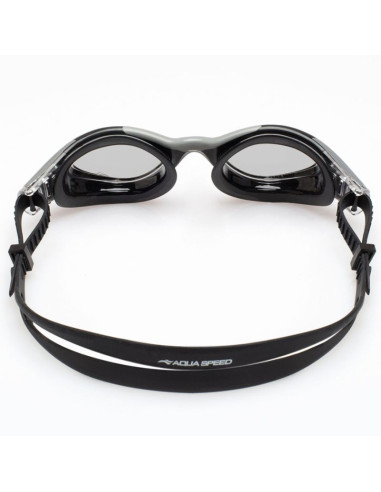 Okulary pływackie aqua speed aquilo czarno-szare 62649-26