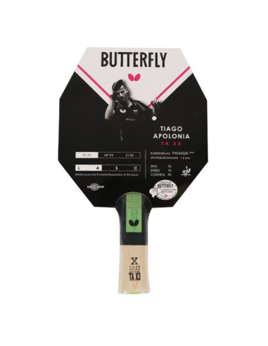 Rakietka butterfly tiago apolonia tax3