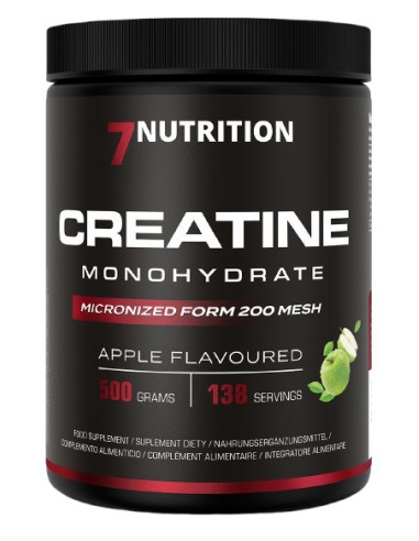 Creatine Monohydrate Green Apple - Monohydrat Kreatyny - Smak Zielone Jabłko (500 G)