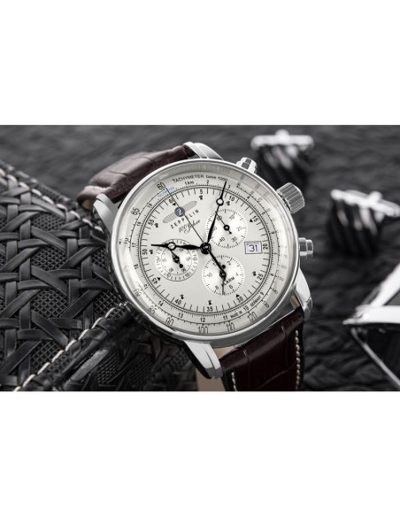 Zegarek męski zeppelin 100 yahre 7680-1 + box