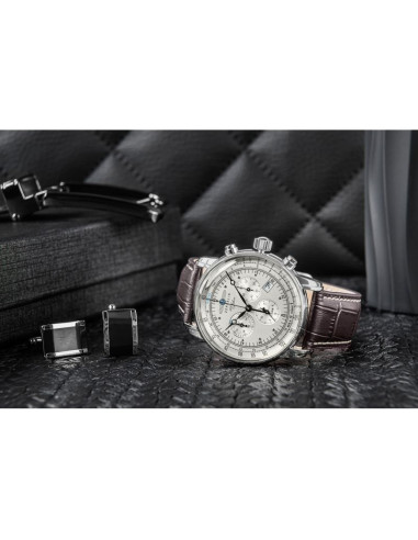 Zegarek męski zeppelin 100 yahre 7680-1 + box