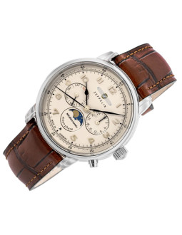 Zegarek męski zeppelin lz121 mediterranee moonphase 9636-5 + box 2