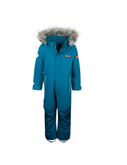 Kombinezon śnieżny dla dziewczynki/chłopca trollkids kids kirkenes snowsuit wodoodporny niebieski (387-174)