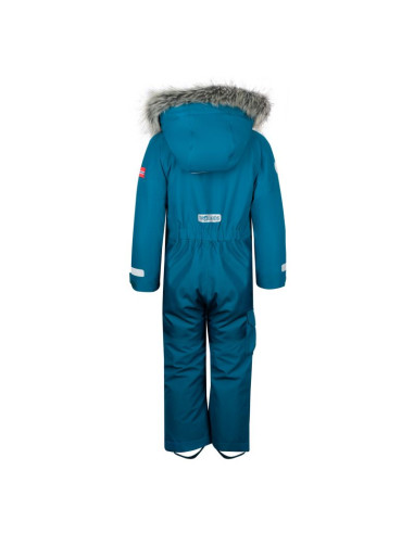 Kombinezon śnieżny dla dziewczynki/chłopca trollkids kids kirkenes snowsuit wodoodporny niebieski (387-174)