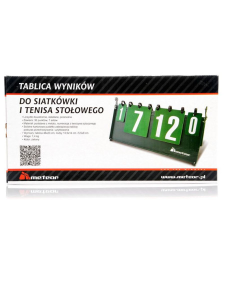 Tablica wyników do siatkówki i tenisa stołowego meteor
