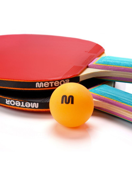 Zestaw 2 rakietek do tenisa stołowego meteor zephyr 15021