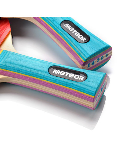 Zestaw 2 rakietek do tenisa stołowego meteor zephyr 15021