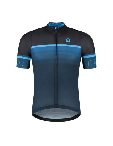 Rogelli koszulka hero ii czarno-niebieska 5xl
