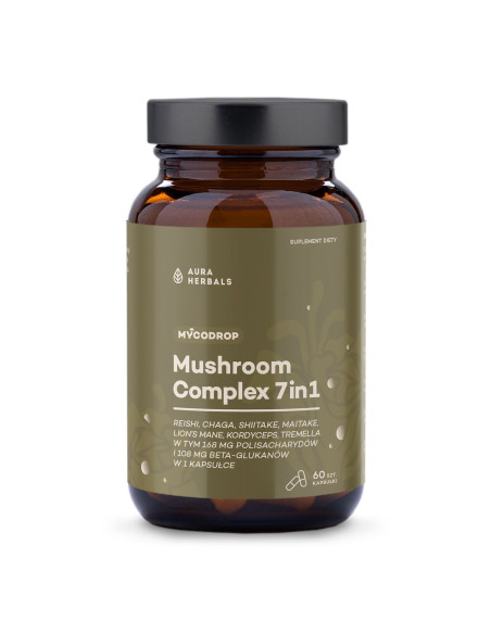 Mycodrop, Mushroom Complex 7 W 1 (60 Kaps.)