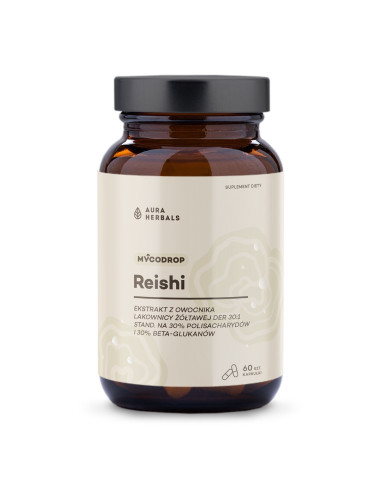 Mycodrop, Reishi 30:1, 30% Beta-Glukan (60 Kaps.)