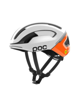 Kask rowerowy poc omne beacon mips gr m/54-59 cm pomarańczowy, biały 2