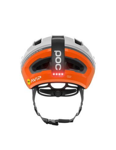 Kask rowerowy poc omne beacon mips gr m/54-59 cm pomarańczowy, biały