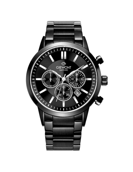 Zegarek męski giewont chronograph sapphire czarny gw8510-b2