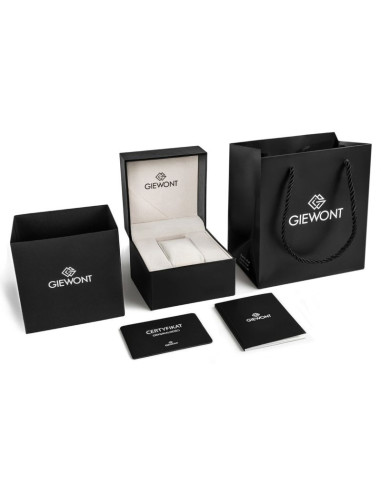 Zegarek męski giewont chronograph sapphire czarny gw8510-b2