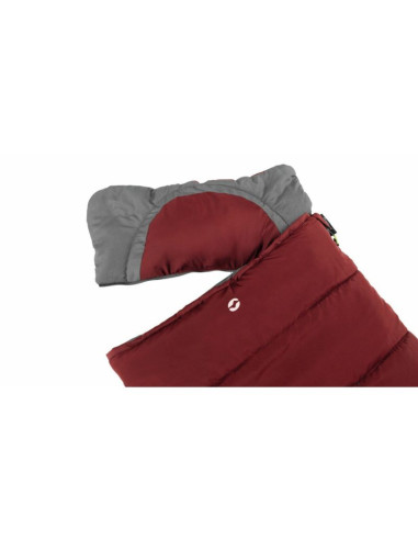 Śpiwór dla dziecka outwell contour junior (140 cm) - red/grey