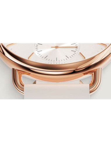 Zegarek hybrydowy withings scanwatch 2 - stal nierdzewna - hybrydowy inteligentny zegarek z paskiem - fluoroelastomer - rozmiar 