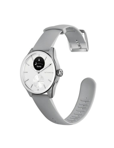 Zegarek withings scanwatch 2 z funkcją ekg, pomiarem pulsu i spo2 oraz mierzeniem aktywności fizycznej i snu (42mm, white)