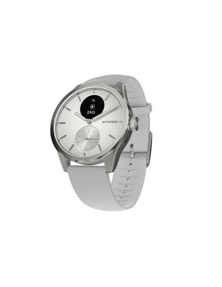Zegarek withings scanwatch 2 z funkcją ekg, pomiarem pulsu i spo2 oraz mierzeniem aktywności fizycznej i snu (42mm, white)